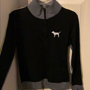 Victoria’s Secret Pink quarter zip w/thumb holes